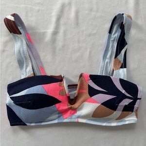 Aerie Multicolor Bandeau Bikini Top